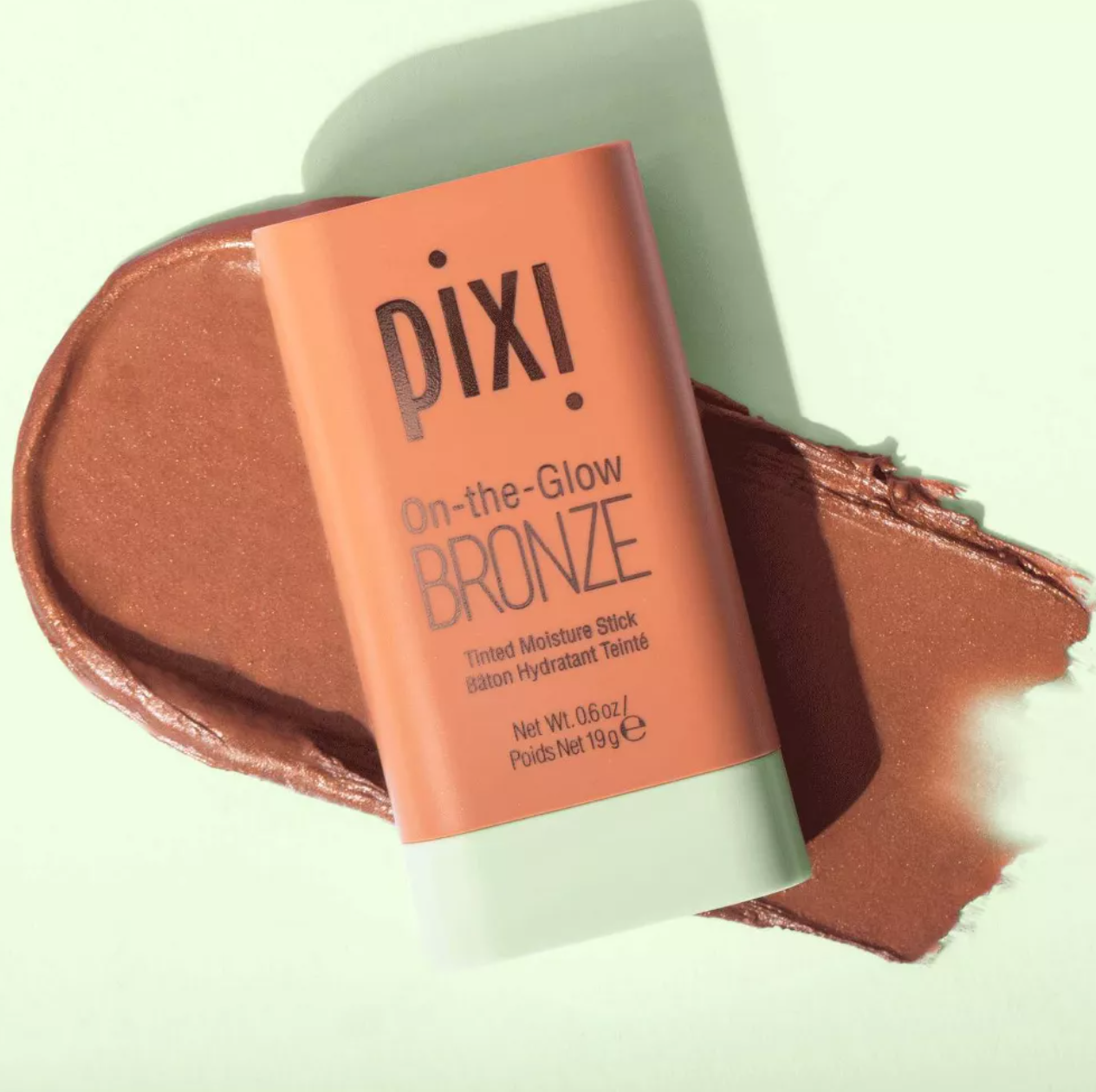 Pixi On The Glow Bronze Tinted Moisturizer Stick Bronzer - Soft Glow - 0.67oz