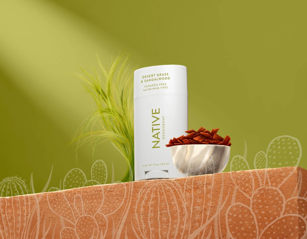 Native Deodorant - Desert Grass & Sandalwood - Aluminum Free - 2.65 oz