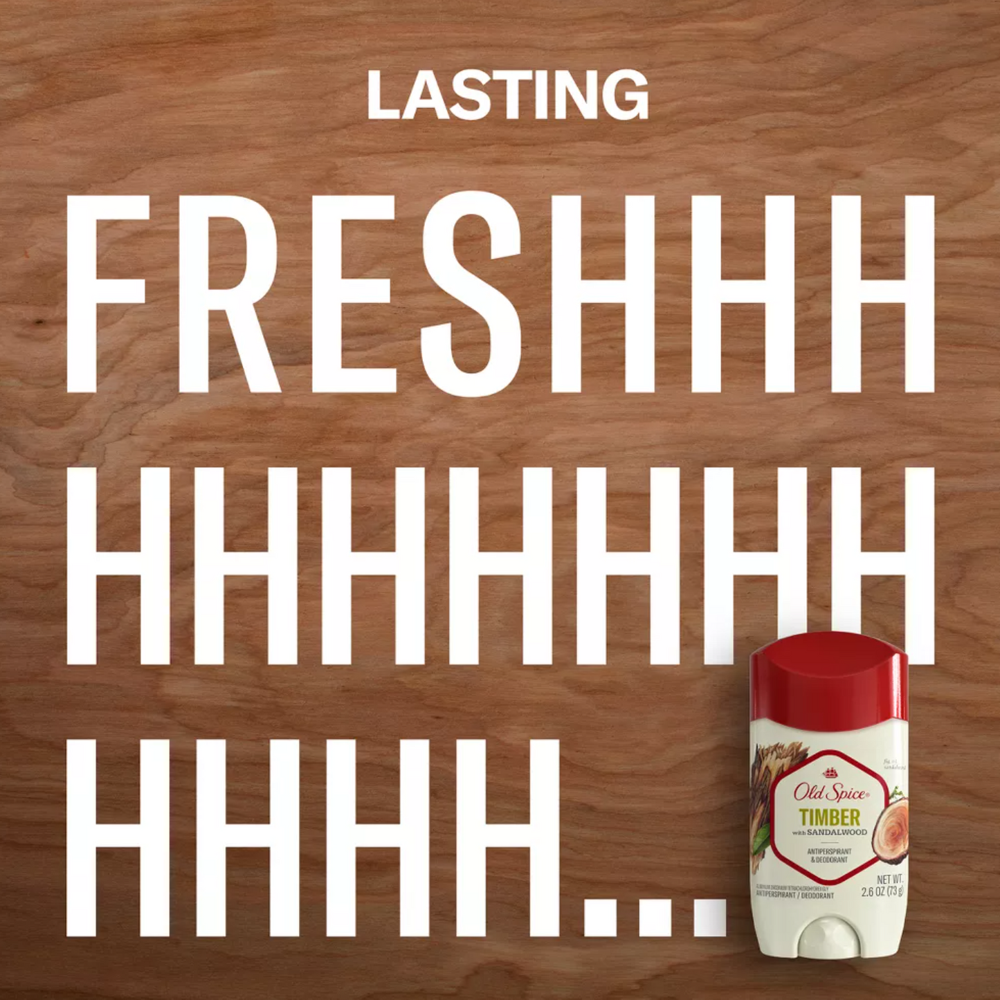 Old Spice Men's Timber with Sandalwood Antiperspirant Deodorant - 2.6oz/2pk