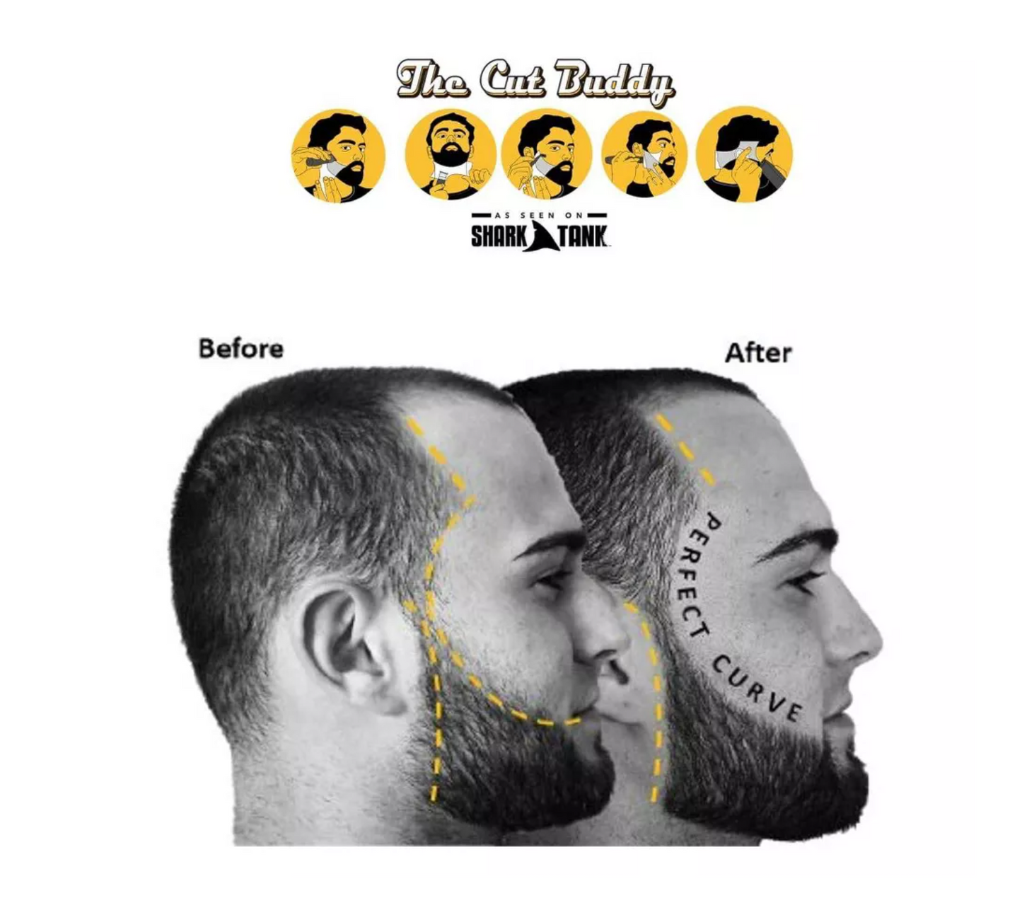 The Cut Buddy Hair and Beard Shaping Tool - Trial Size