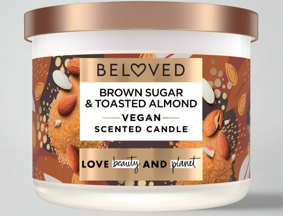 Beloved Brown Sugar and Toasted Almond 2-Wick Candle - 11.5oz