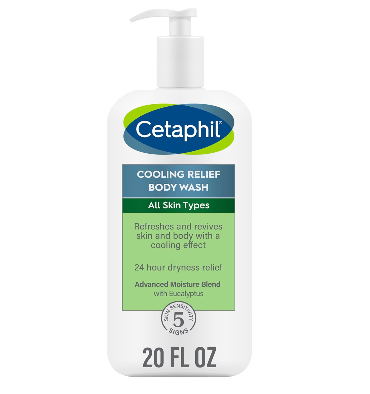 Cetaphil Cooling Relief Body Wash - Eucalyptus Scent - 20 fl oz