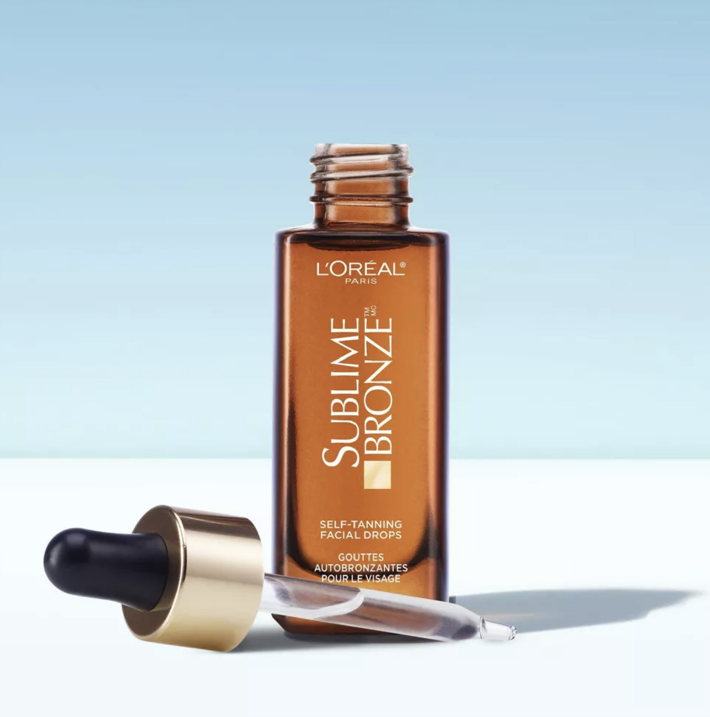 L'Oreal Paris Sublime Bronze Self-Tanning Facial Drops Fragrance-Free - 1 fl oz