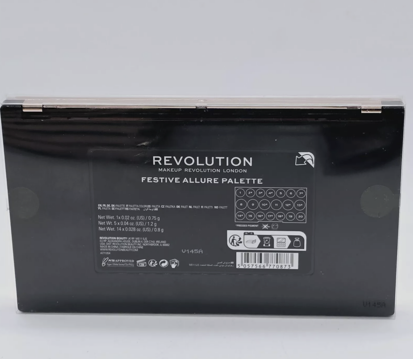Makeup Revolution Festive Allure Colour Palette - 0.028oz