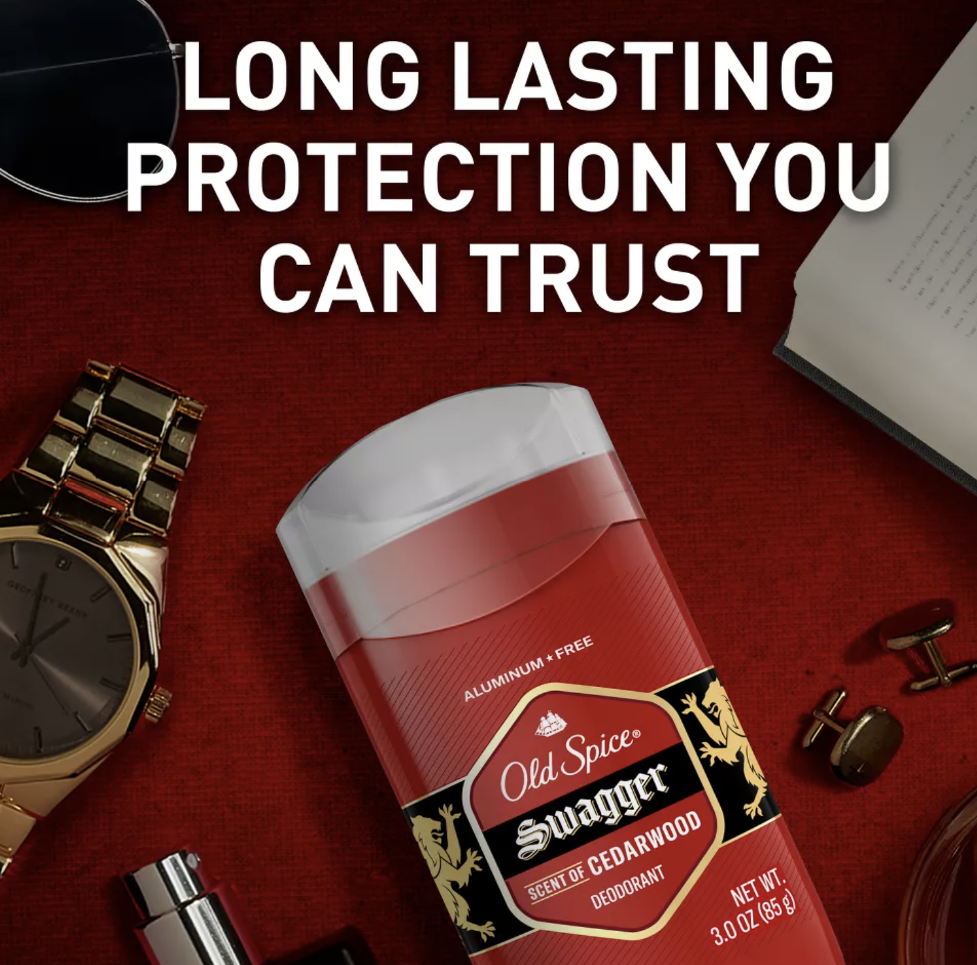 Old Spice Red Collection Swagger Deodorant for Men - 3oz 2pk