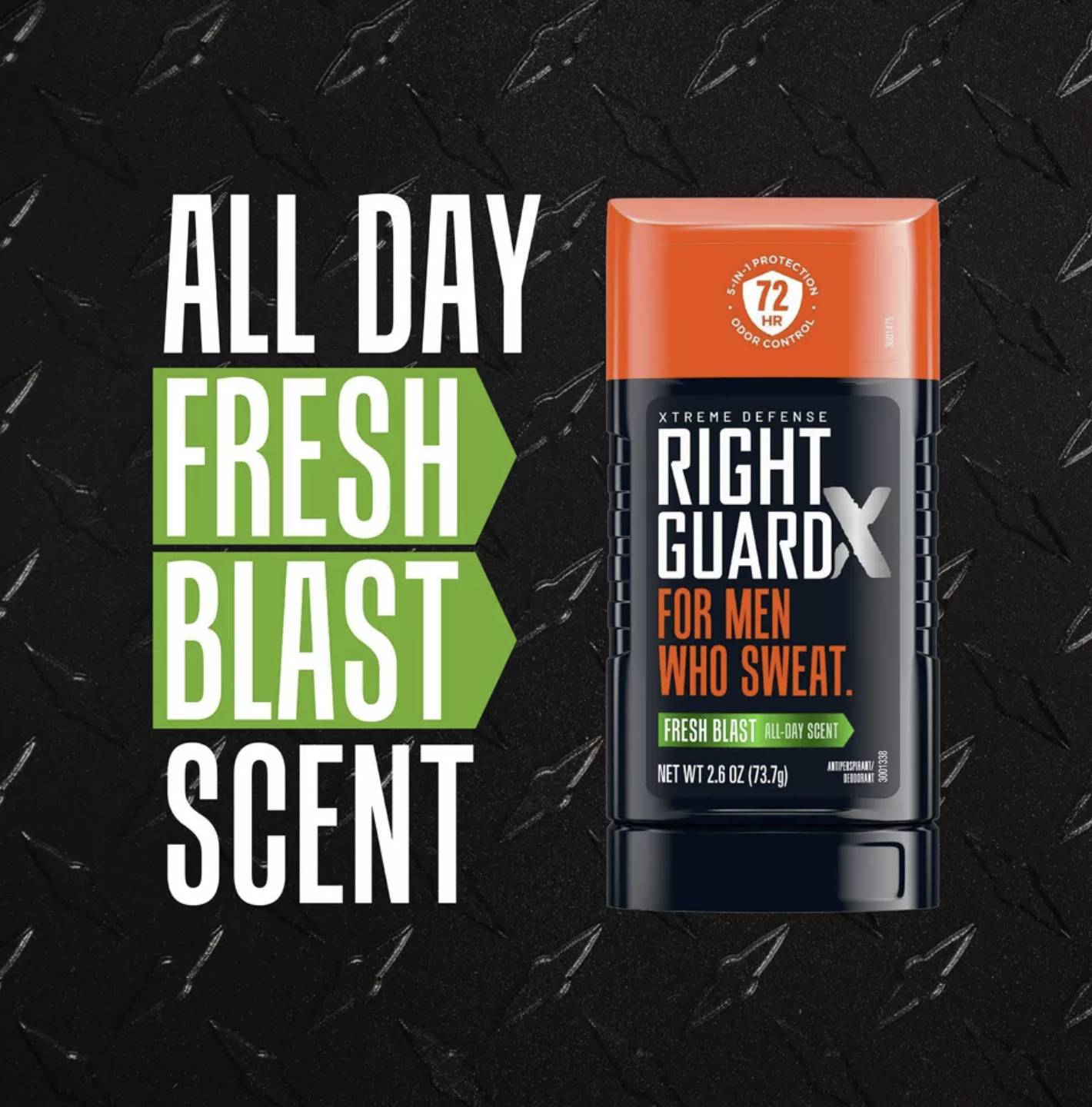 Right Guard Xtreme Defense Invisible Solid Antiperspirant & Deodorant - Fresh Blast Scent - 2.6oz/2pk