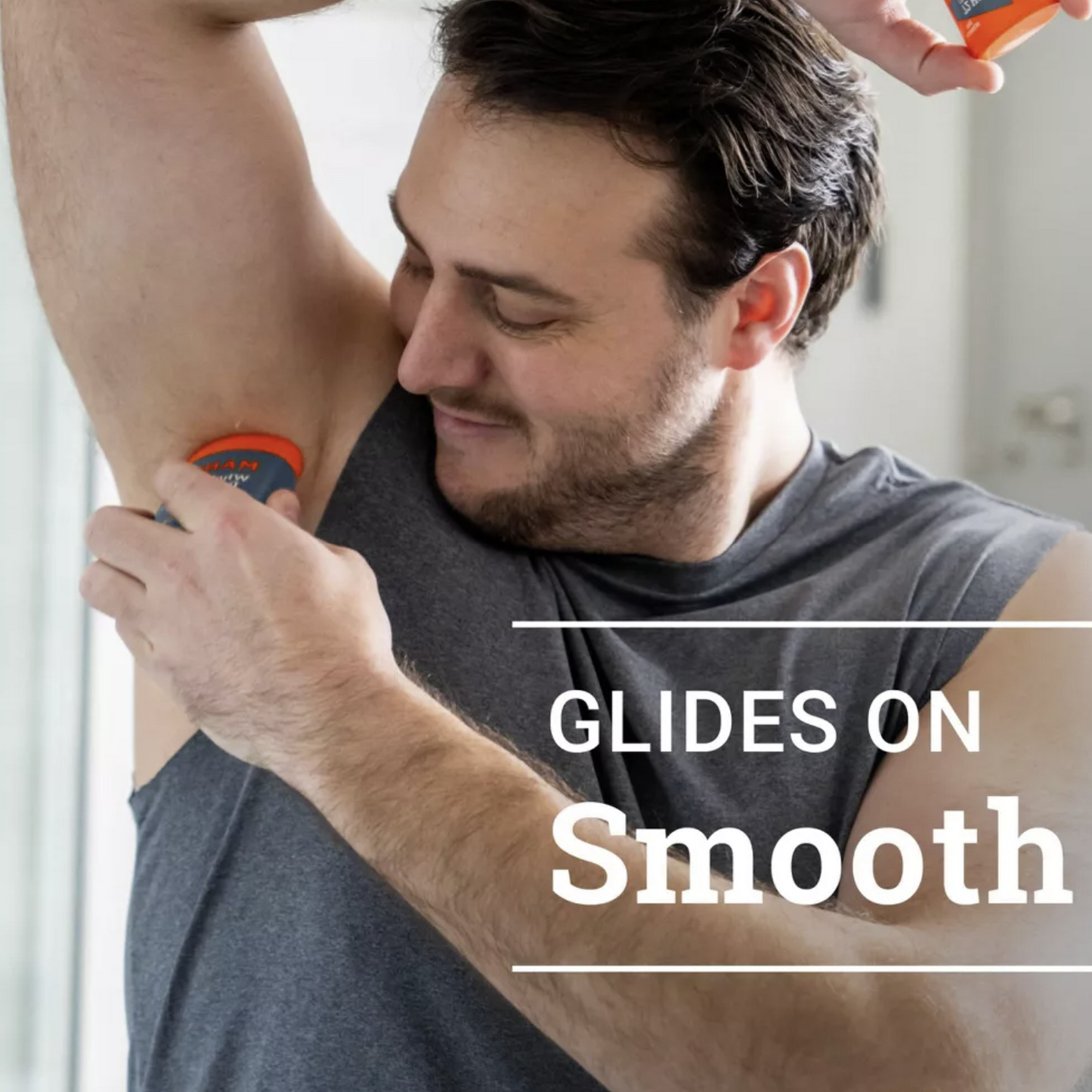 Mando Whole Body Deodorant - Men's Aluminum-Free Smooth Solid Stick Deodorant - Mt Fuji - 2.6oz