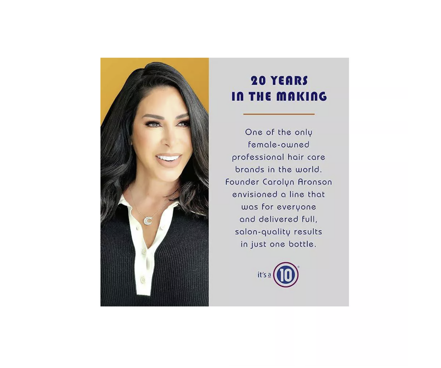 It's a 10 Miracle plus Keratin Sulfate Free Shampoo- 10 fl oz