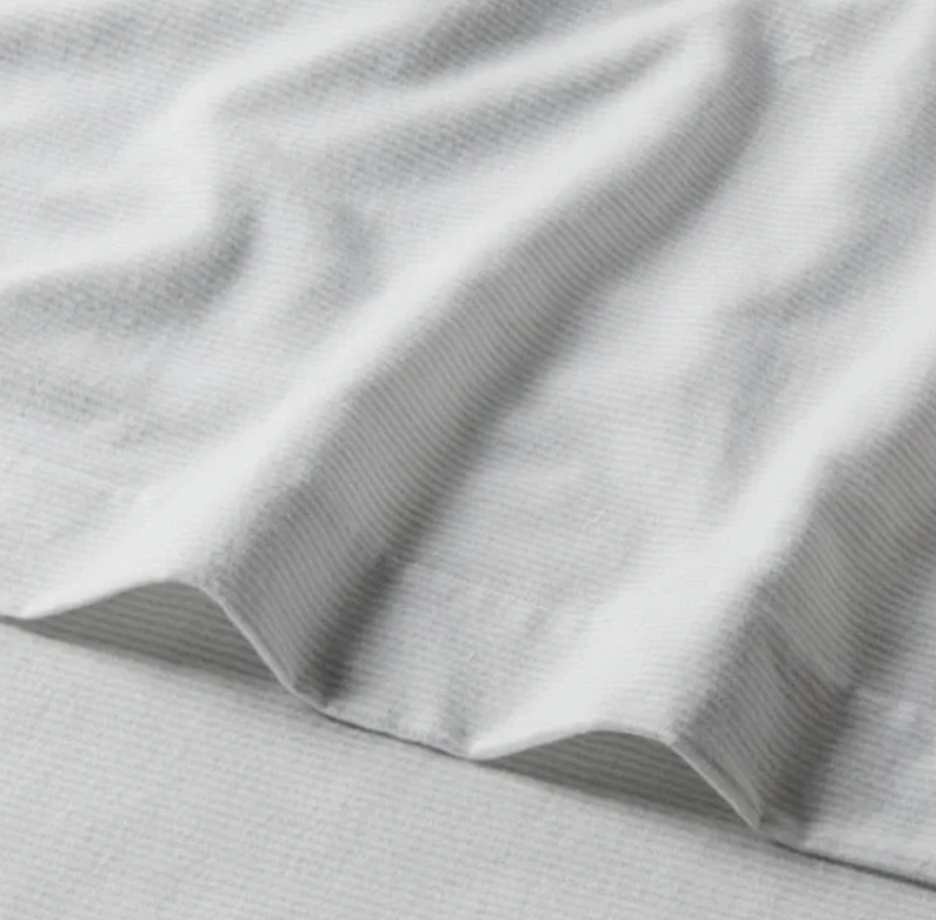 Gray Stripe Flannel Sheet Set - Threshold