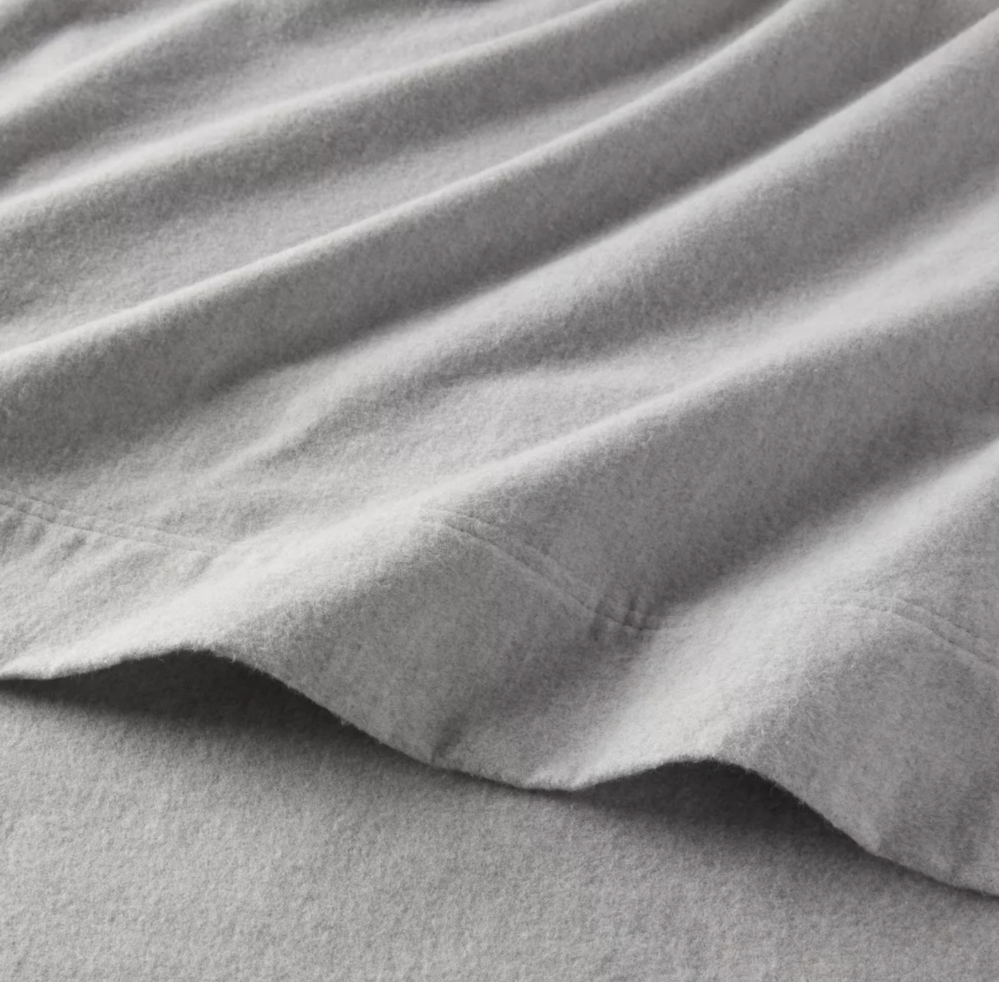 Ultra Soft Flannel Sheet Set - Threshold,Eco Melange Gray