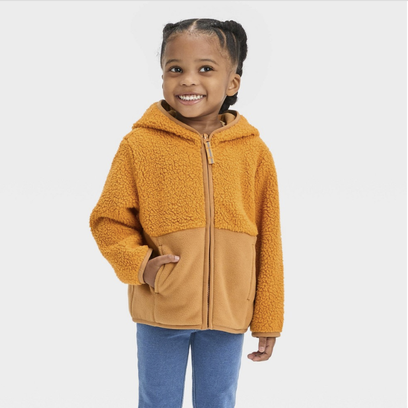 Toddler Fleece Jacket - Cat & Jack™ Tan
