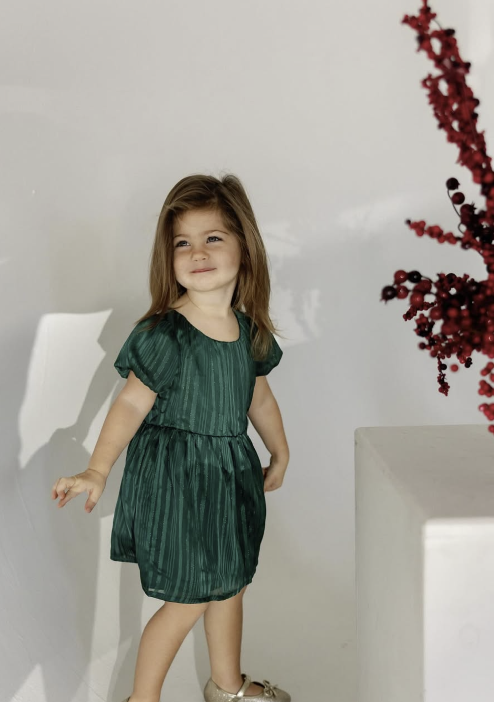 Toddler Girls' Casual Dress - Cat & Jack™ Green