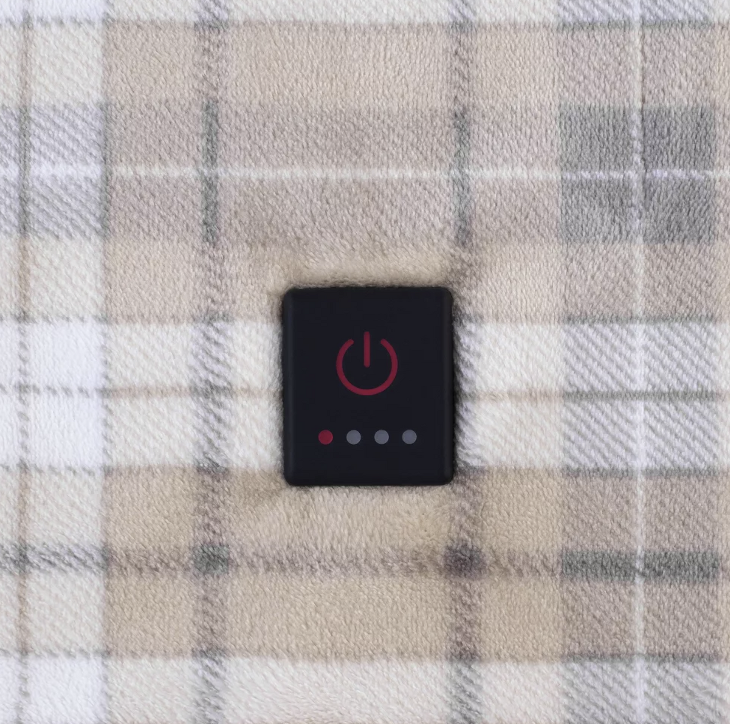 Brookstone 4-Heat Setting Luxurious Heated Throw/Blanket 50 x 60 in. Oatmeal