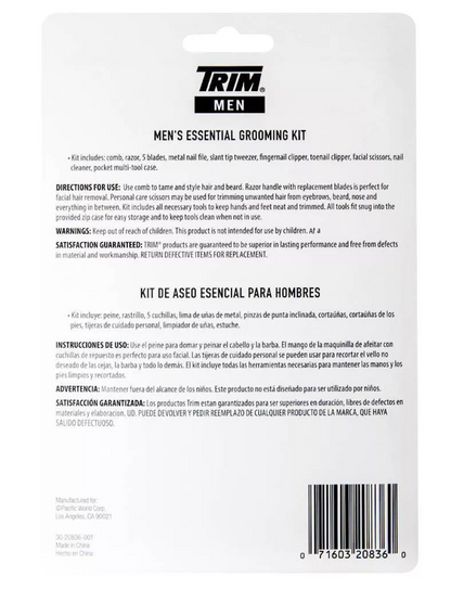 Trim Men's Everyday Nail Grooming Kit - 14ct