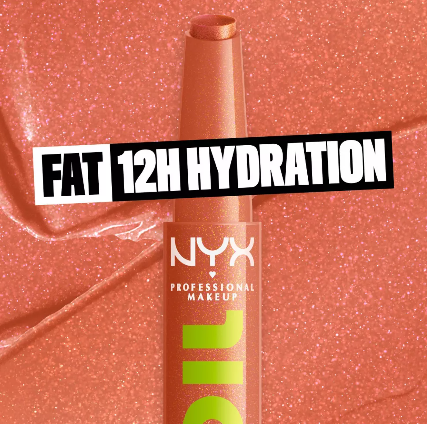 NYX Professional Makeup Fat Oil Slick Click Tinted Lip Balm - Trending Topic - 0.05oz