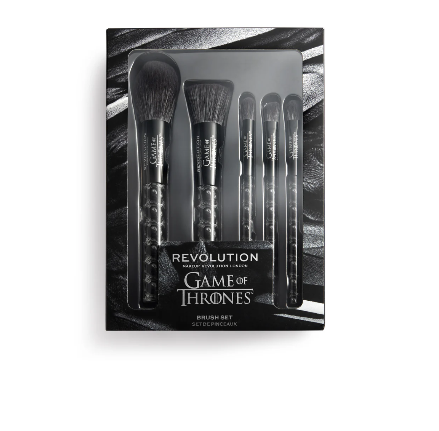 Makeup Revolution x Game of Thrones 3 Eyed Raven Brush Set - 5ct