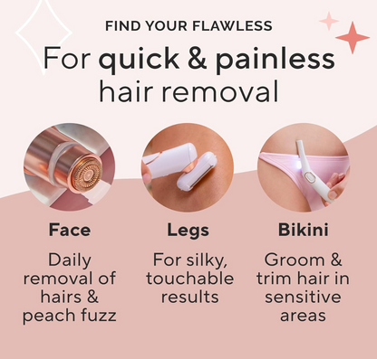 Finishing Touch Flawless Underarm Hair Removal Electric Razor for Women
