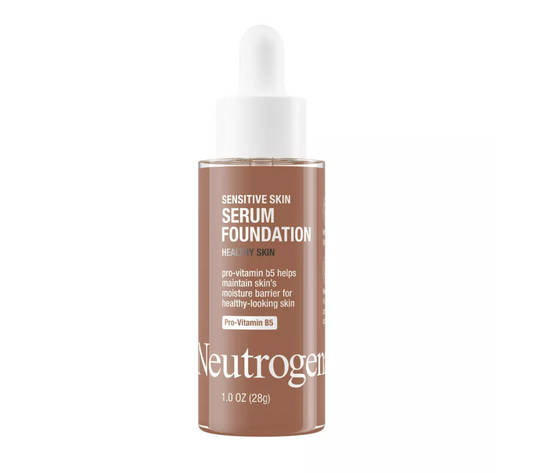 Neutrogena Healthy Skin Sensitive Skin Serum Foundation with Color Correcting, Pore Minimizing & Buildable Coverage - 01 Deep