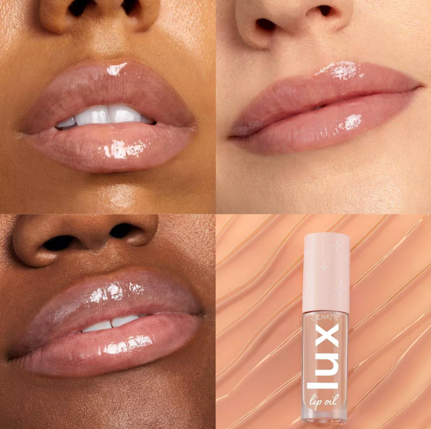 ColourPop Lux Lip Oil - Skinny Dip - 0.16oz