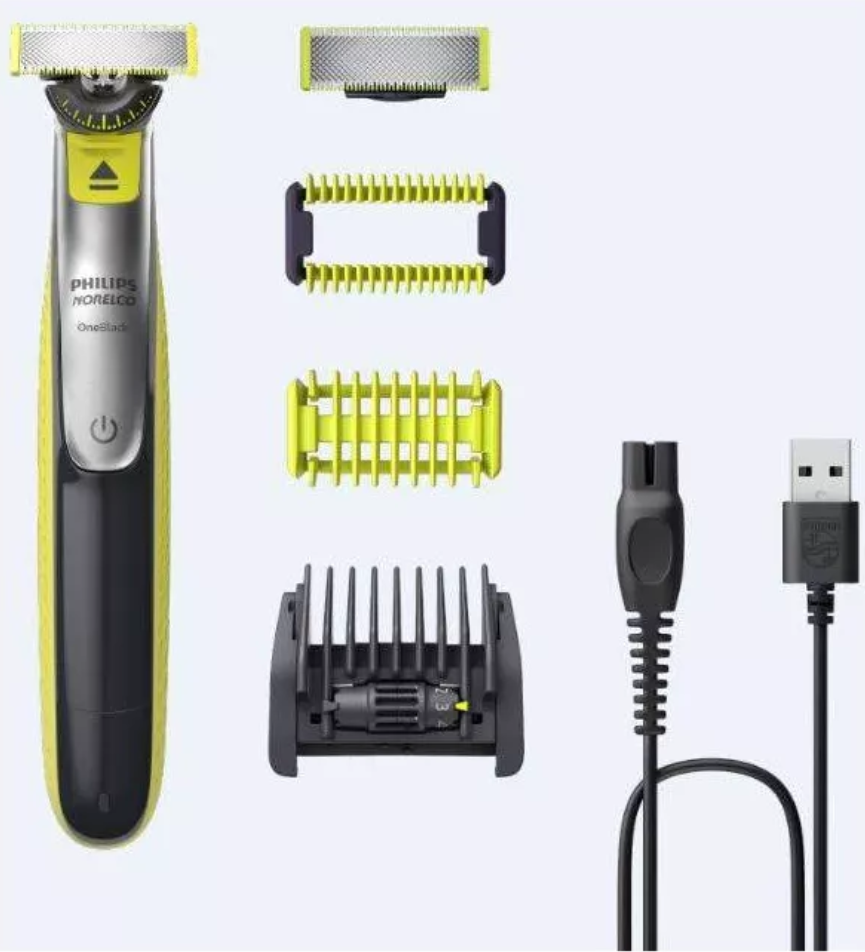 Philips Norelco OneBlade 360 Face & Body Rechargeable Men's Electric Shaver and Trimmer - QP2834/70