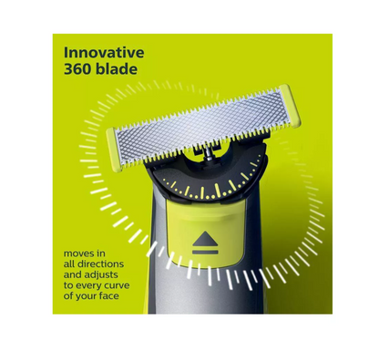 Philips Norelco OneBlade 360 Face & Body Rechargeable Men's Electric Shaver and Trimmer - QP2834/70