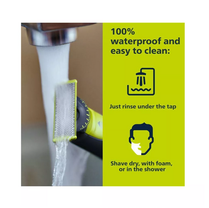 Philips Norelco OneBlade 360 Face & Body Rechargeable Men's Electric Shaver and Trimmer - QP2834/70