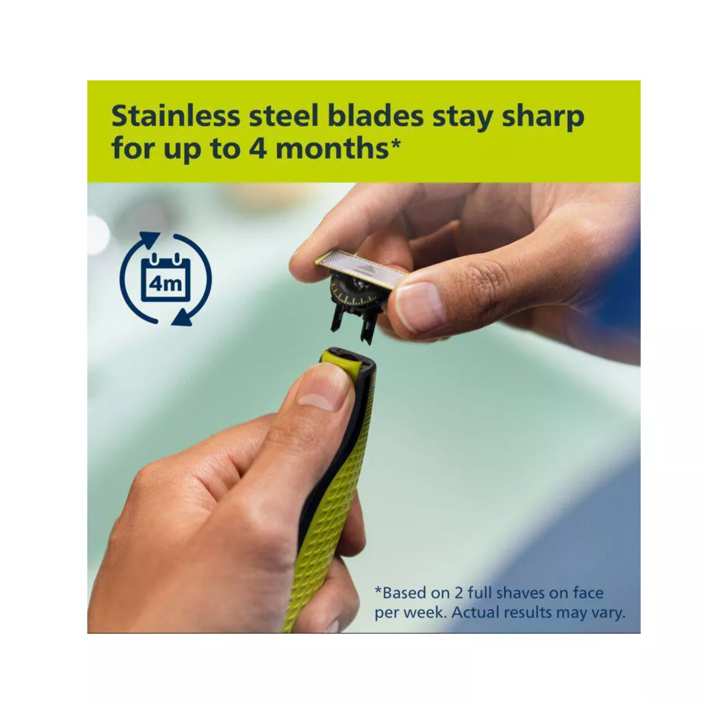 Philips Norelco OneBlade 360 Face & Body Rechargeable Men's Electric Shaver and Trimmer - QP2834/70