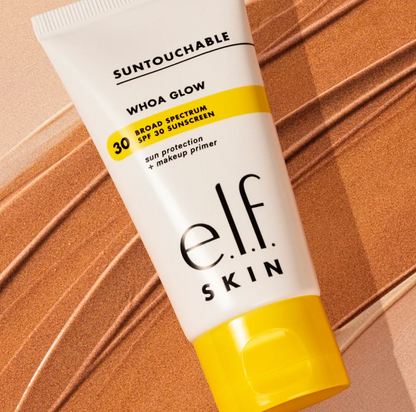 e.l.f. SKIN Suntouchable! Whoa Glow Sunscreen & Primer - Sunbeam - SPF 30 - 1.69 fl oz
