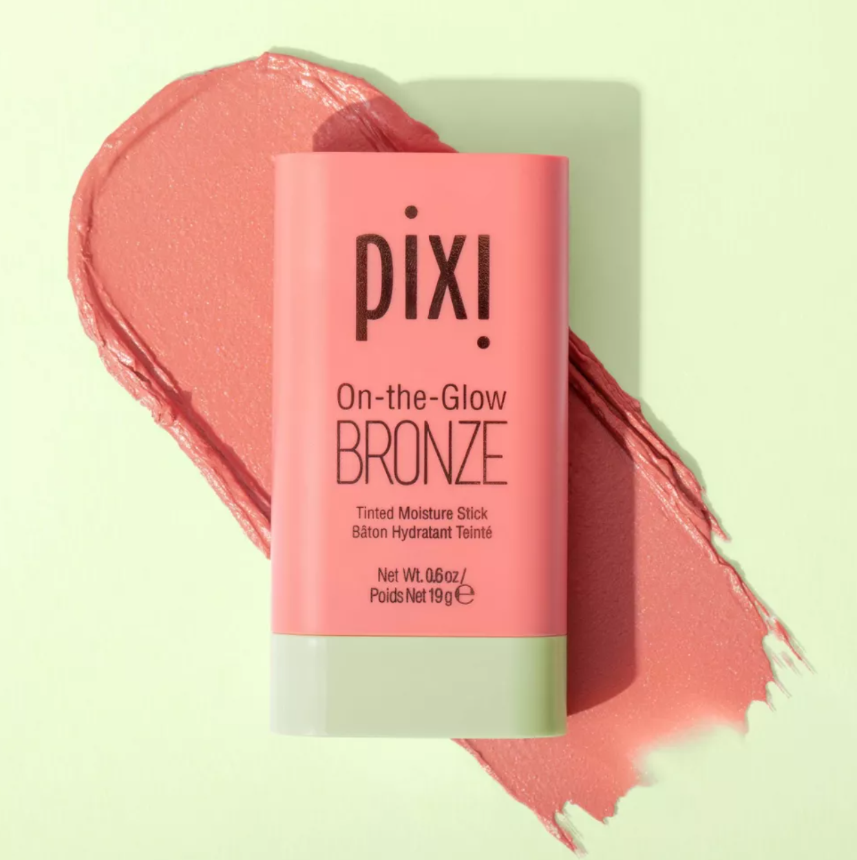 Pixi On The Glow Bronze Tinted Moisturizer Stick Bronzer - Soft Glow - 0.67oz