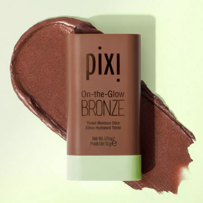 Pixi On The Glow Bronze Tinted Moisturizer Stick Bronzer - Soft Glow - 0.67oz