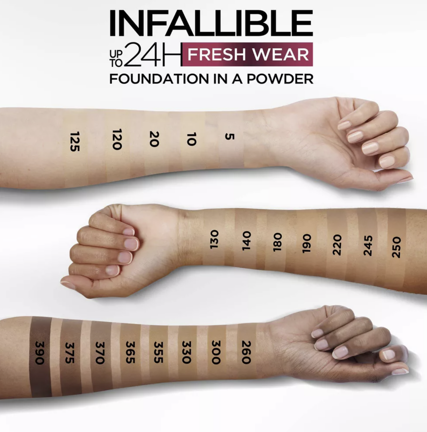 L'Oreal Paris Infallible Up to 24H Fresh Wear Foundation in a Powder- 0.31oz