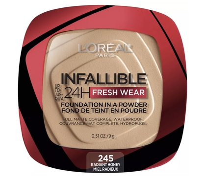 L'Oreal Paris Infallible Up to 24H Fresh Wear Foundation in a Powder- 0.31oz