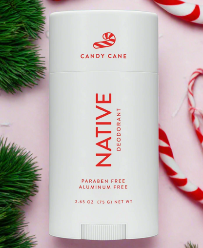 Native Limited Edition Holiday Candy Cane Deodorant - 2.65oz