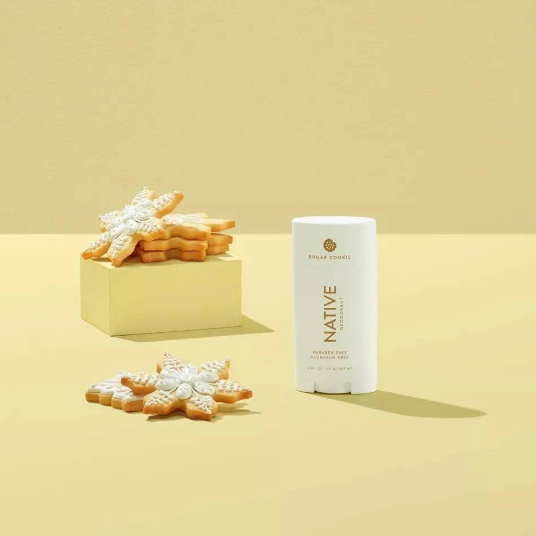 Native Deodorant - Limited Edition Holiday - Sugar Cookie - Aluminum Free - 2.65 oz