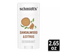 Schmidt's Sandalwood & Citrus Aluminum-Free Natural Deodorant Stick - 2.65oz