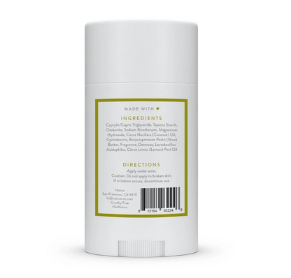 Native Deodorant - Bergamot & Pine - Aluminum Free - 2.65 oz
