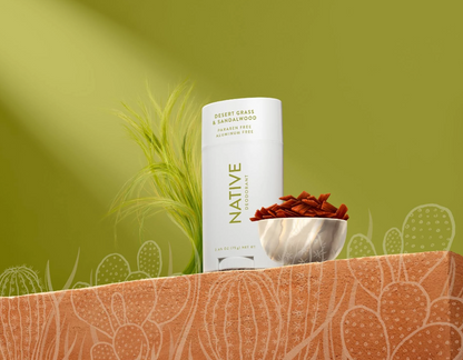 Native Deodorant - Desert Grass & Sandalwood - Aluminum Free - 2.65 oz