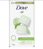 Dove Beauty 0% Aluminum Cucumber & Green Tea 48-Hour Deodorant Stick 1.13 Ounce 2 Refills