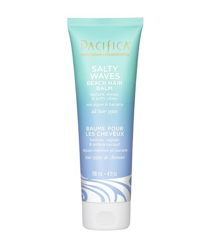 Pacifica Salty Waves Beach Hair Balm, Unisex, texturizing sea algae & banana, - 4 fl oz