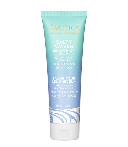 Pacifica Salty Waves Beach Hair Balm, Unisex, texturizing sea algae & banana, - 4 fl oz