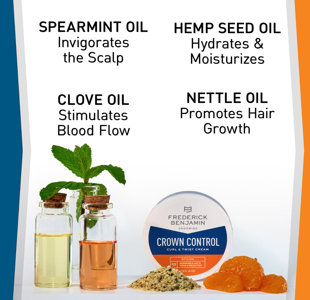 Frederick Benjamin Crown Control Twist & Curl Hair Cream - 4oz