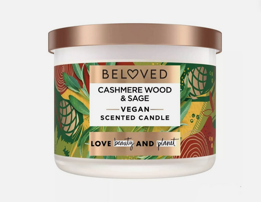 Beloved Cashmere Wood and Sage 2-Wick Candle - 11.5oz