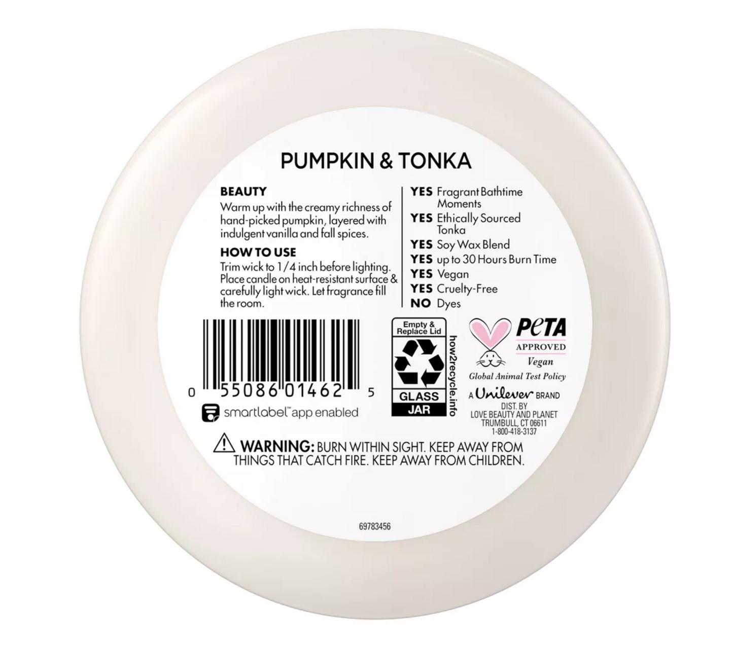 Beloved Pumpkin and Tonka 2-Wick Candle - 11.5oz