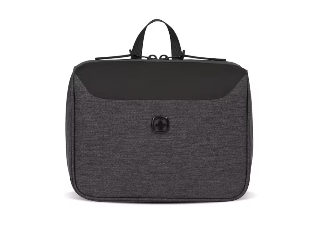 SWISSGEAR 8.75" Toiletry Tech Kit - Dark Gray Heather