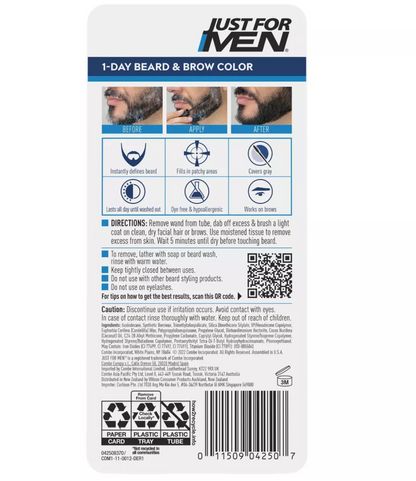 Just For Men 1-Day Beard & Brow Color Black