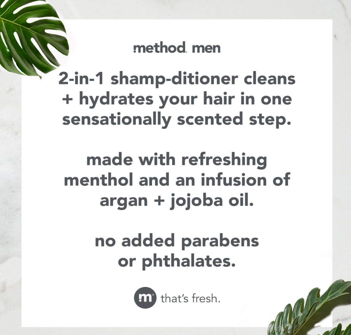 Method Men 2-in-1 Shampoo and Conditioner Cedar + Cypress - 14 fl oz