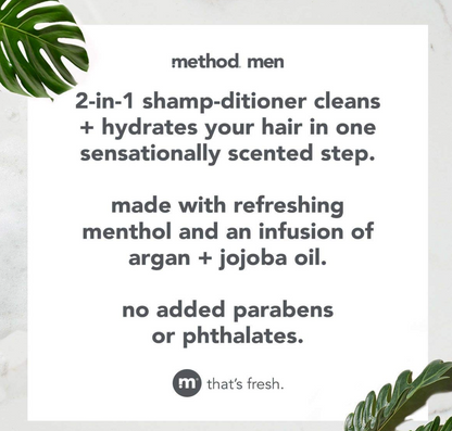 Method Men 2-in-1 Shampoo and Conditioner Cedar + Cypress - 14 fl oz