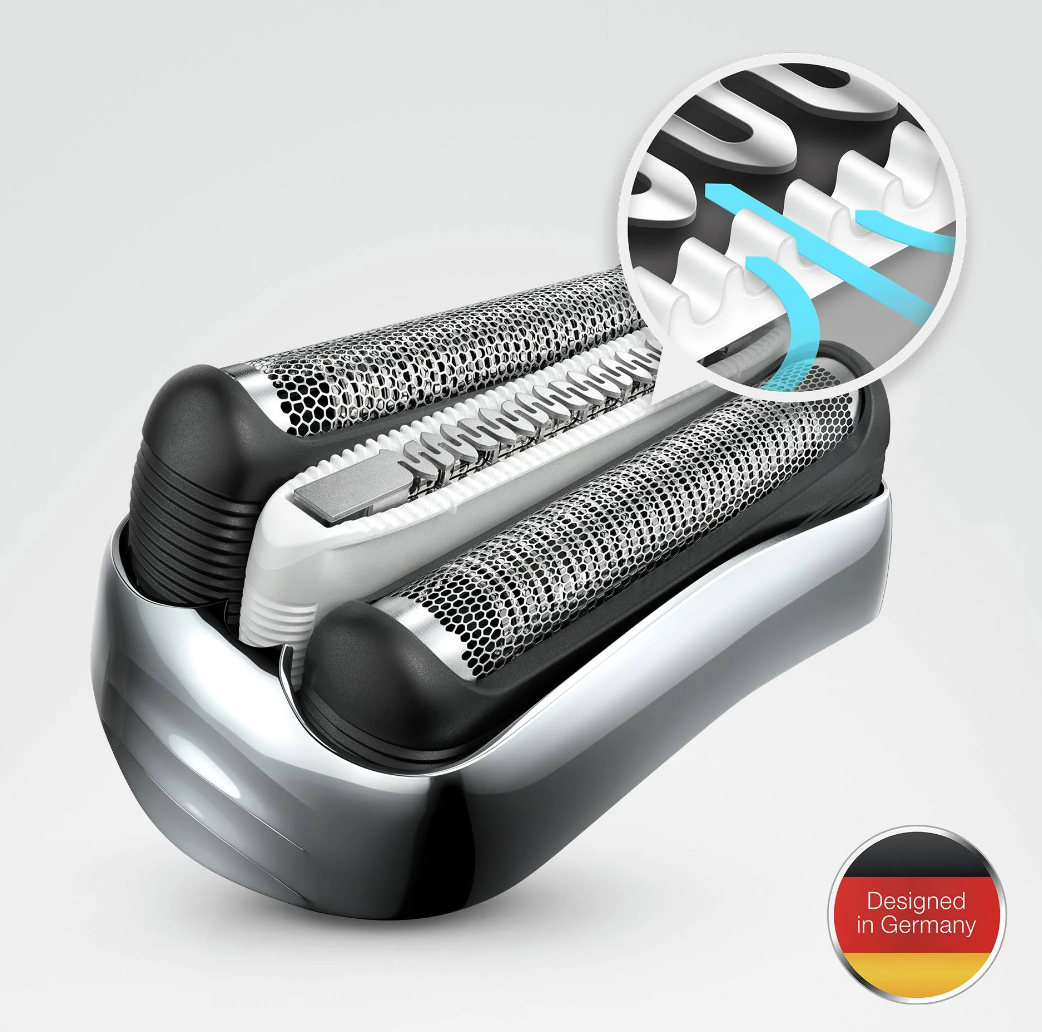 Braun Series 3 Pro Skin Electric Shaver Replacement Head - 32B - Compatible with Electric Razors 3000s, 3010s, 3040s, 3050cc, 3070cc, 3080s, 3090cc