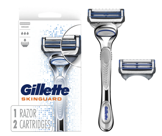 Gillette SkinGuard Men's Razor + 2 Razor Blade Refills