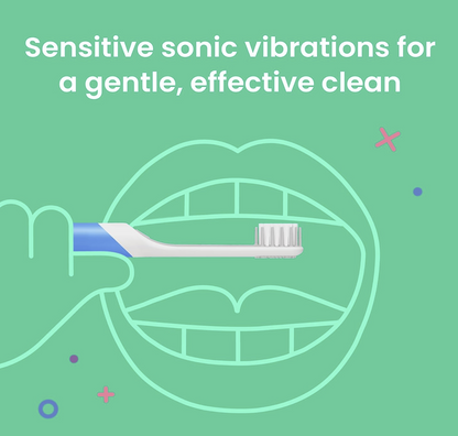 quip Kids Sonic Electric Toothbrush - Rubber | Timer + Small Brush Head